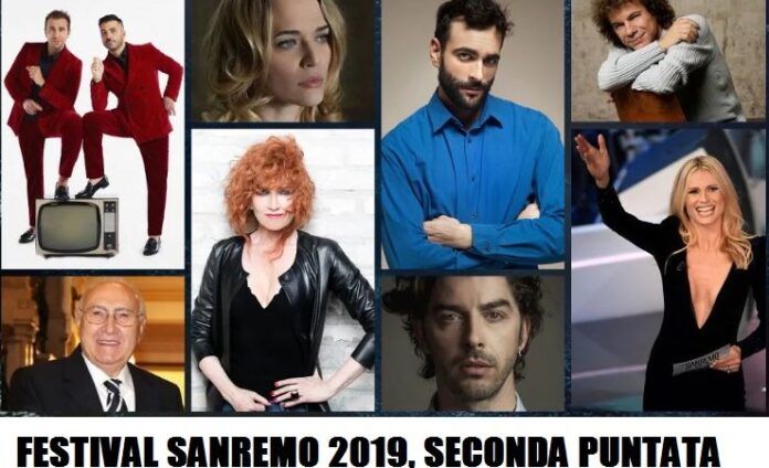 Seconda puntata del Festival di Sanremo 2019