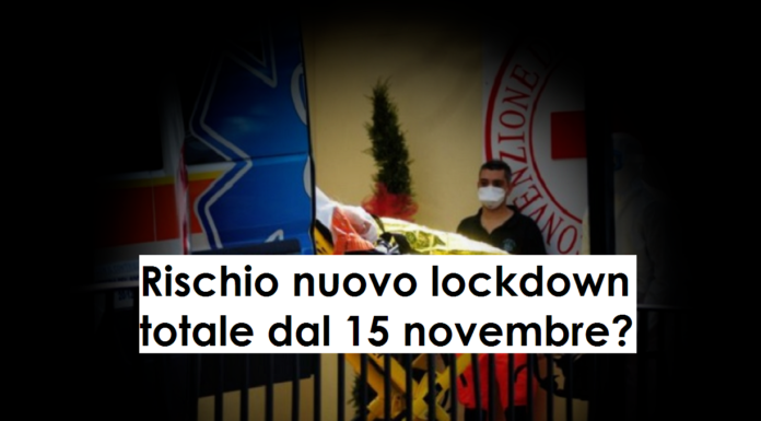 nuovo lockdown 15 novembre