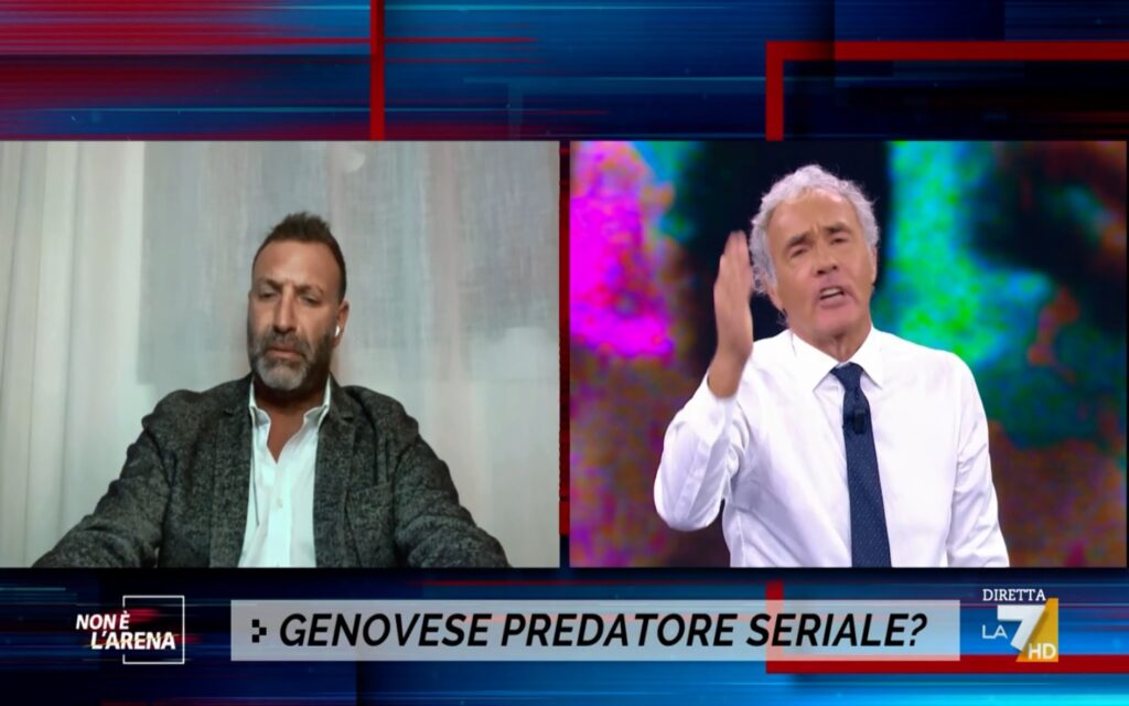 Caso Genovese a Non è l'Arena, Giletti contro Leali: "Intollerabile che si faccia suggerire le risposte dal suo avvocato, mi sono rotto le scatole!"